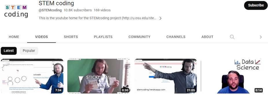 20 Tech YouTube Channels For Developers in 2024 5 Stem Coding